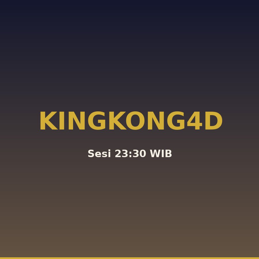 Data King Kong 4D Angka Main Kingkong4D 23 Hari Ini 3 (33587)